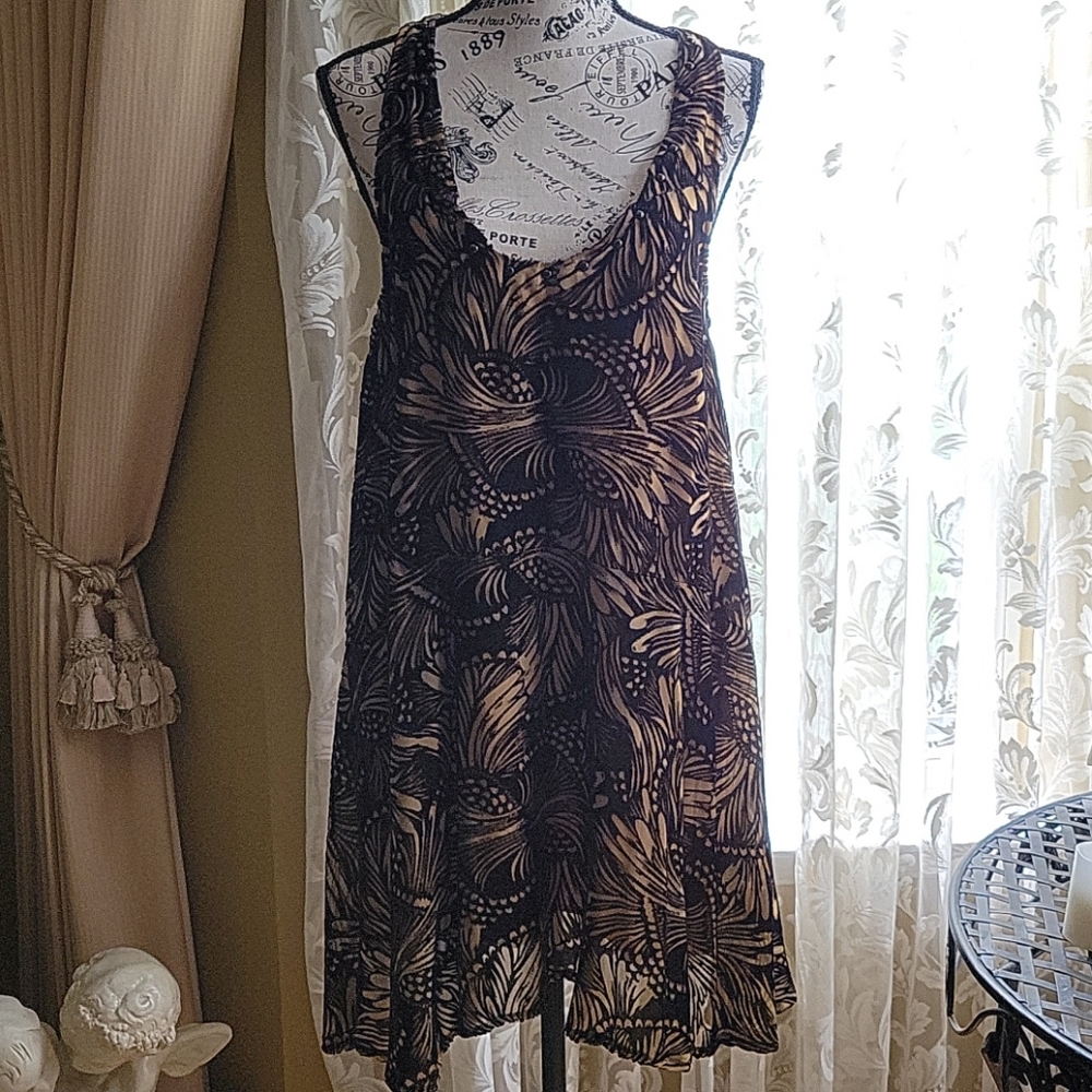 Free People Velvet burnout minidress